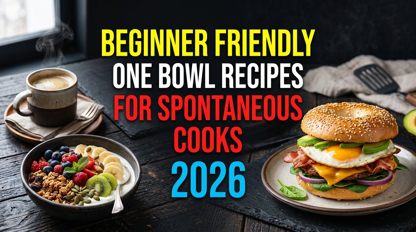 Beginner Friendly One Bowl Recipes for Spontaneous Cooks 2026