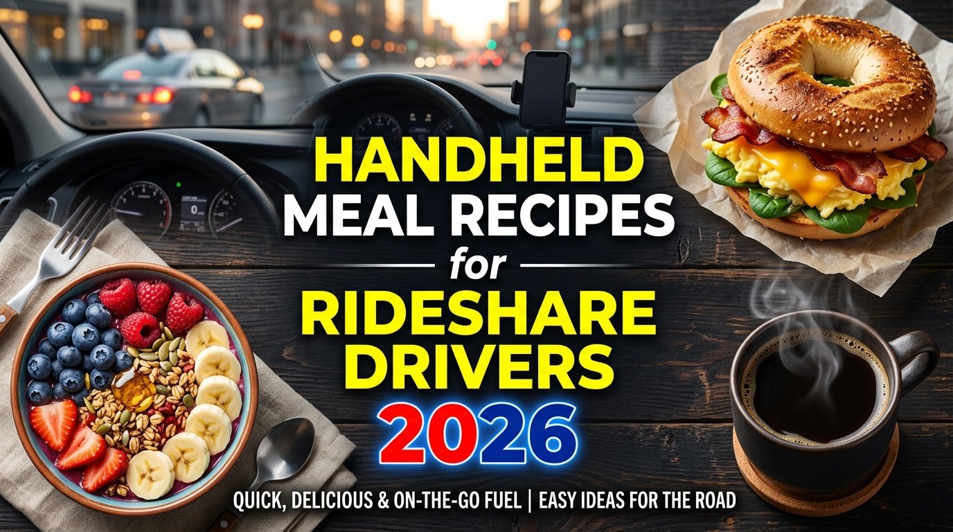 Handheld Meal Recipes for Rideshare Drivers 2026